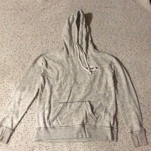 grey hoodie